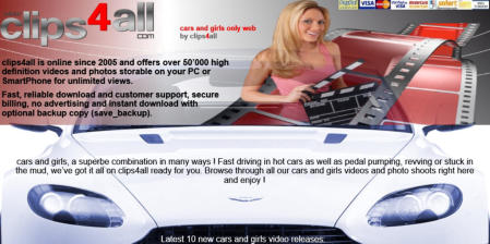 clips4all cars and girls