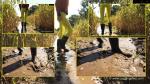 Gummistiefel_und_Leggings_im_Matsch