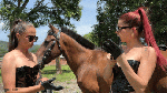 DoublethefunonhorsebackforKattyandBelkys