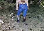 Paroshbrownbikerbootsindeepspotsfull