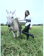 Thalia_ride_on_a_donkey